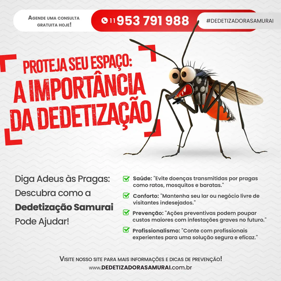 Samurai Dedetizadora, Desentupidora Servicos e Comercio Ltda